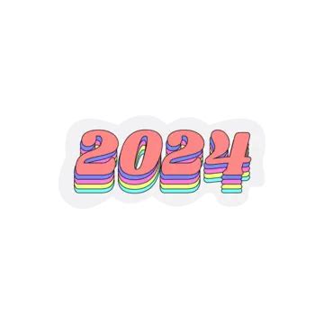 Welcome 2024 New Year Text Vector, 2024, New Year 2024, Welcome 2024 ...