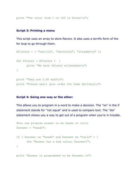 Image result for Perl Example for Kid