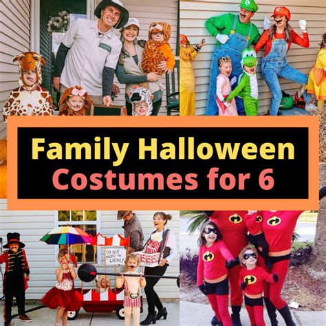 Best Family Halloween Costumes for 6