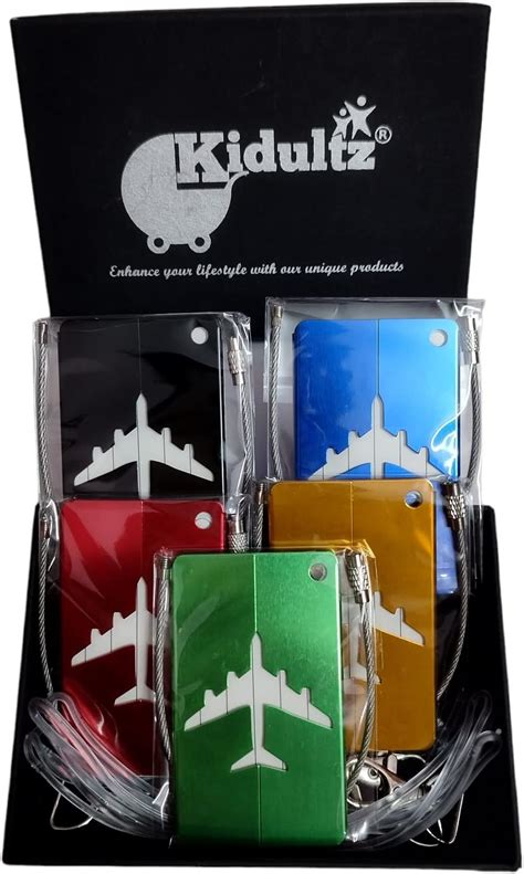 Kidultz Aluminum Alloy Metallic Luggage Tags Handle Wraps with ...