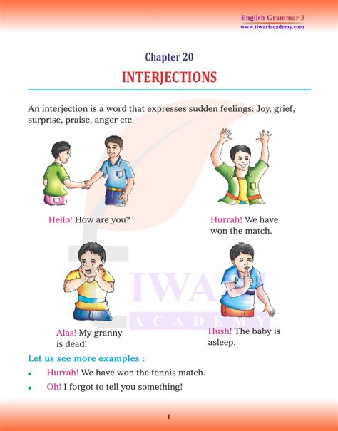 Interjection Examples Sentences