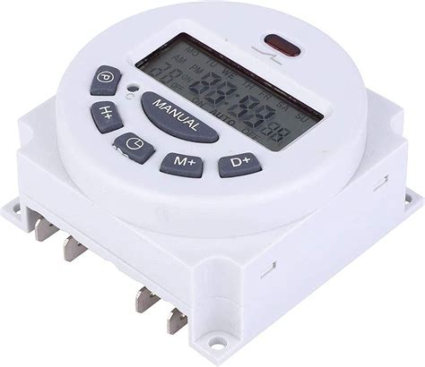 24V DC/AC Timer Switch Programmable Digital Heavy Duty Electrical Timer Switch LCD Display ...