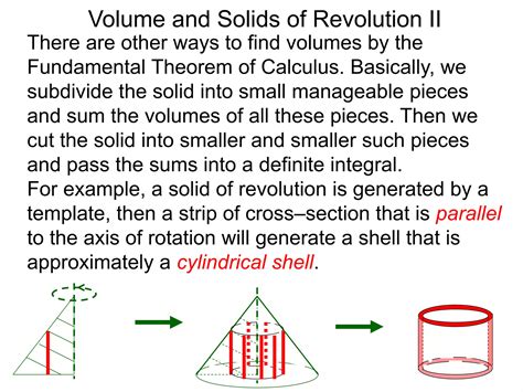 6 volumes of solids of revolution ii x | PPTX