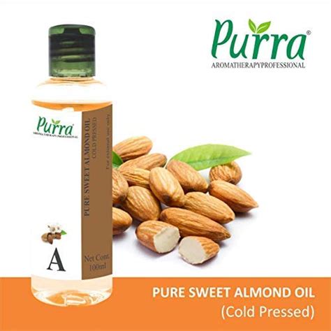 Buy Purra Cold Pressed Sweet Almond Carrier Oil, 100ml Online at Low ...