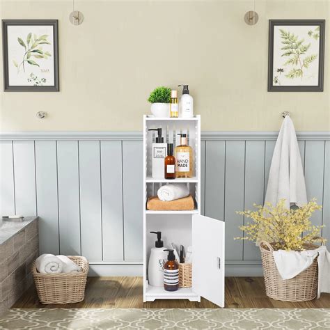 VOGGV Bathroom Cabinet, Bathroom Storage Unit for Small Space, Bathroom ...