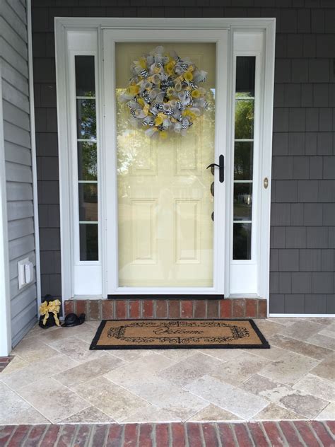 front entrance tiles