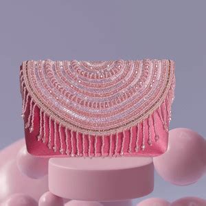 nicoberry Party Peach Clutch Peach - Price in India | Flipkart.com
