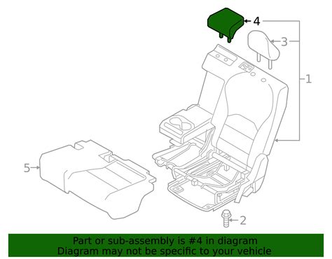 2019-2025 INFINITI Headrest, Center 864605NB0A | Faulkner Infiniti of ...