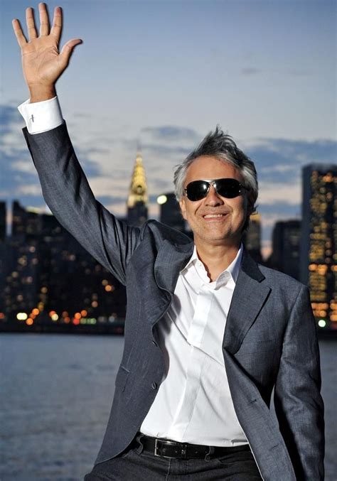Andrea Bocelli Blind - Blind opera singer Andrea Bocelli, 59, jumps ...