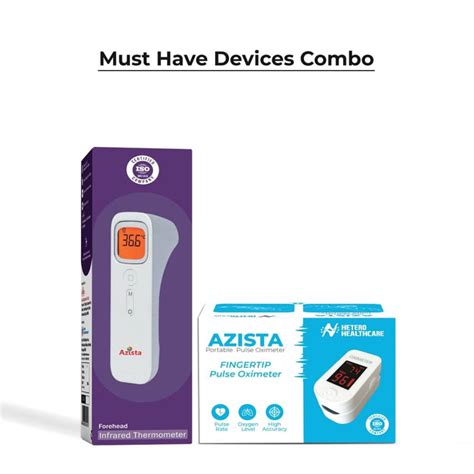 Get Infrared Thermometer and Pulse Oximeter Must-Have Devices Combo ...