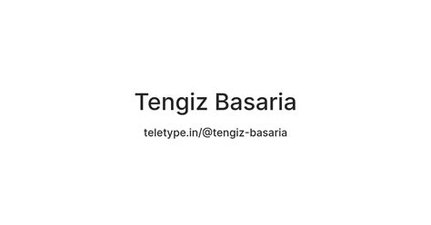 Tengiz Basaria — Teletype
