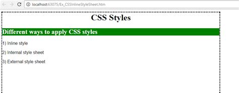 Image result for CSS Inline Style