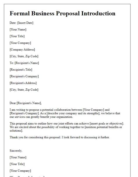 Business Proposal Introduction Example 的图像结果