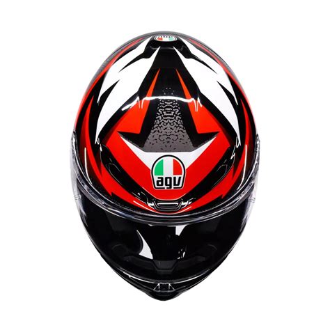 Buy AGV K6 S Braven Black/Red/White Helmet Online in India – superbikestore