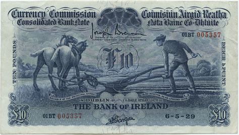 10 Pounds (Bank of Ireland) - Ireland – Numista