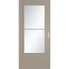 LARSON 40 Midview 32-in x 81-in Sandstone Wood core Reversible Hinge ...