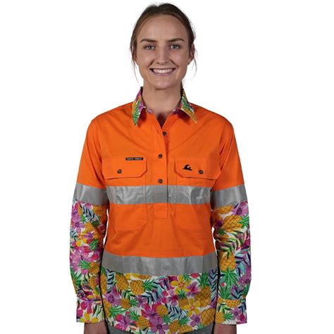 Women’s Hi-Vis Work Shirt | High Visibility Shirts | Coastal Cowboys