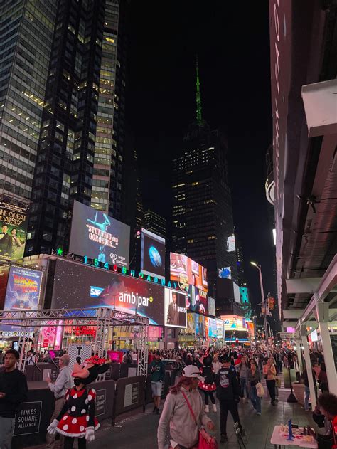 Grayscale Photo of New York Timesquare · Free Stock Photo
