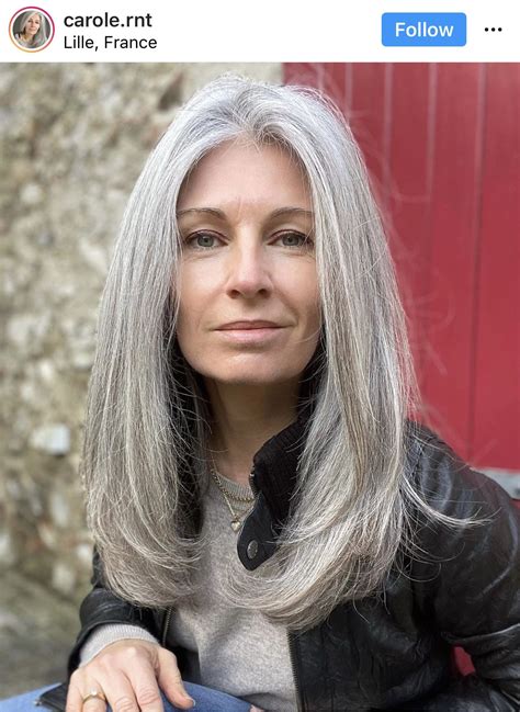 Photos Of Long Gray Hair at Lorenzo Marrs blog