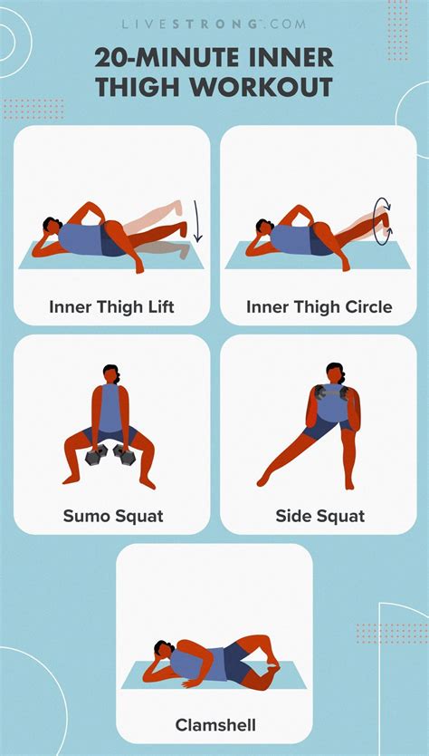 Best Leg Exercises for Stronger Glutes, Quads, and More | Inner thigh workout, Thigh exercises ...