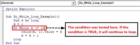 Image result for Do While Loop Example VBA