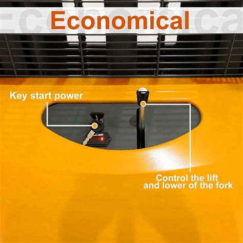 TTORYCARRIER ToryCarrier Semi Electric Pallet Stacker Forklift India | Ubuy