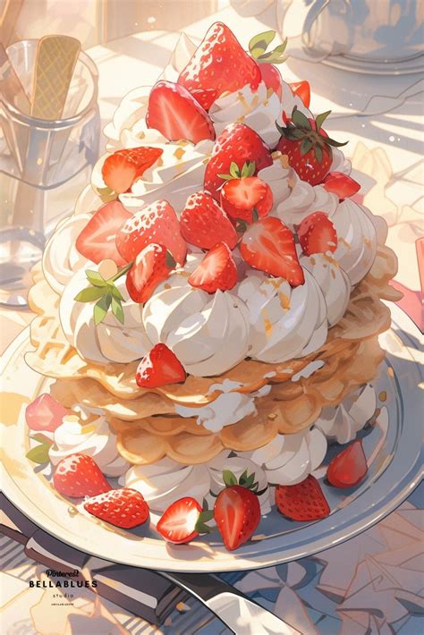 Elegant Meringue Dessert | Aesthetic Food Art