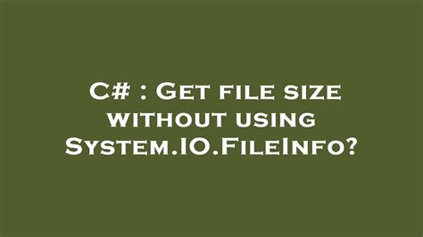 Image result for System.io.fileinfo