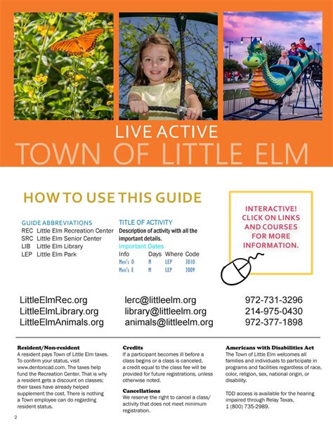 Little Elm Parks and Recreation Fall 2019 Activity Guide by Town of ...