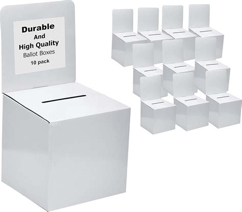 MCB Extra Large Ballot Box - Suggestion Box - Raffle India | Ubuy