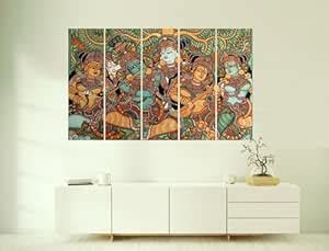 CN RETAILS Kerela Mural art wall Painting For living room, office wall ...