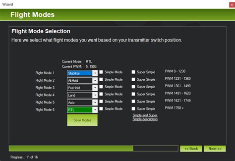 Pixhawk Modes Setup 的图像结果