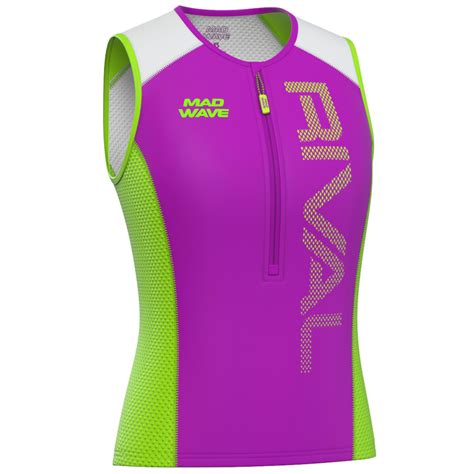 Madwave Womens Tri Top Rival Tri Tank Sleeveless (No bra included)