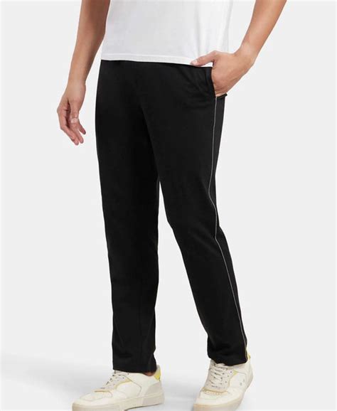 Buy Super Combed Cotton Rich Regular Fit Trackpant with Side Pockets ...