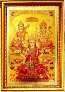 SUNINOW Laxmi Ganesh saraswati photo frame Religious Frame Price in ...