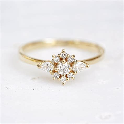 Dainty Antique Engagement Rings