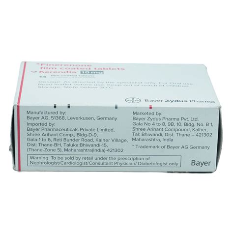 Kerendia 10 mg Tablet | Uses, Side Effects, Price | Apollo Pharmacy