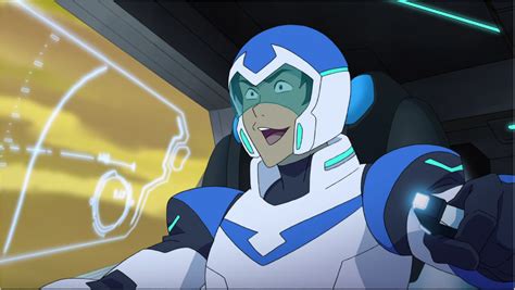 Lance piloting his Blue Lion in battle from Voltron Legendary Defender ...