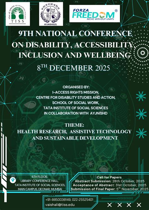 9TH NATIONAL CONFERENCE ON DISABILITY, ACCESSIBILITY,INCLUSION AND ...