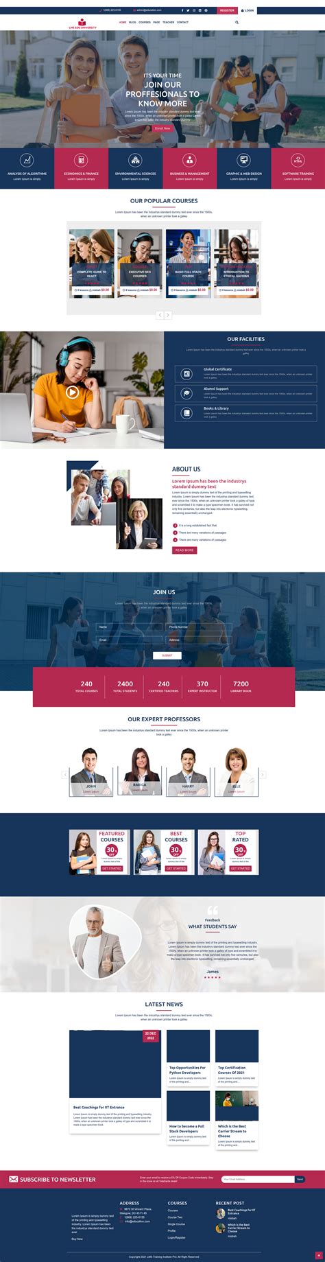 Best Education LMS WordPress Theme For Premium Websites – Misbah WP