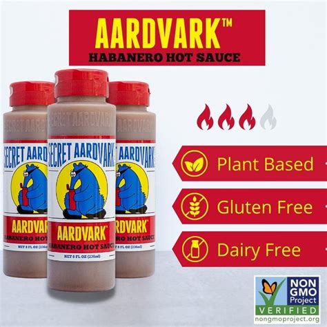 Buy Secret Aardvark Hot Sauce - Habanero Hot Sauce, Habanero Peppers ...