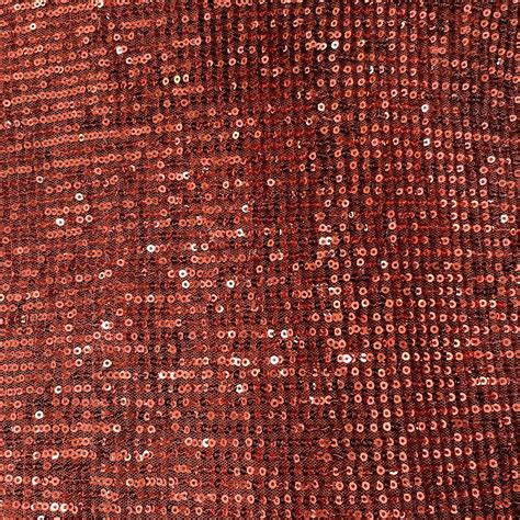 Buy Rust Red Stripe Sequence Crushed Net Imported Fabric Online ...