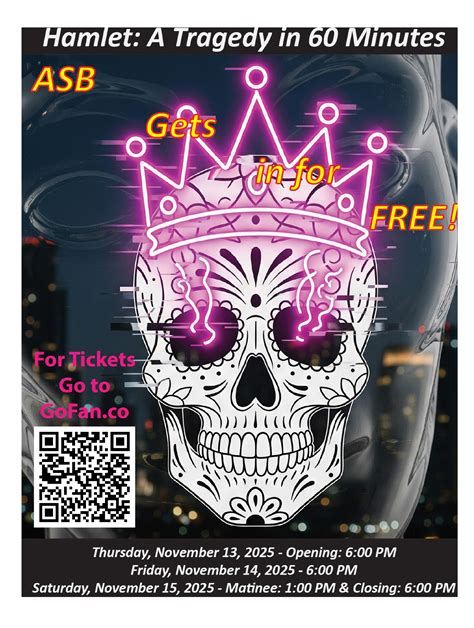 Hamlet: A Tragedy in 60 Minutes at Norte Vista High - Performances November 13, 2025 to November ...