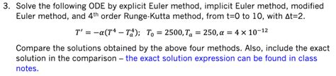 Image result for Solving ODEs Using Euler Method