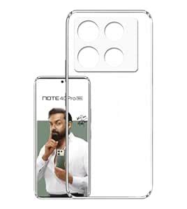 RRTBZ Infinix Note 40 Pro Case Soft Silicon Flexible Back Case Cover ...