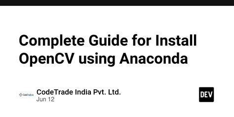 Installing OpenCV Python 3.9 in Anaconda 的图像结果