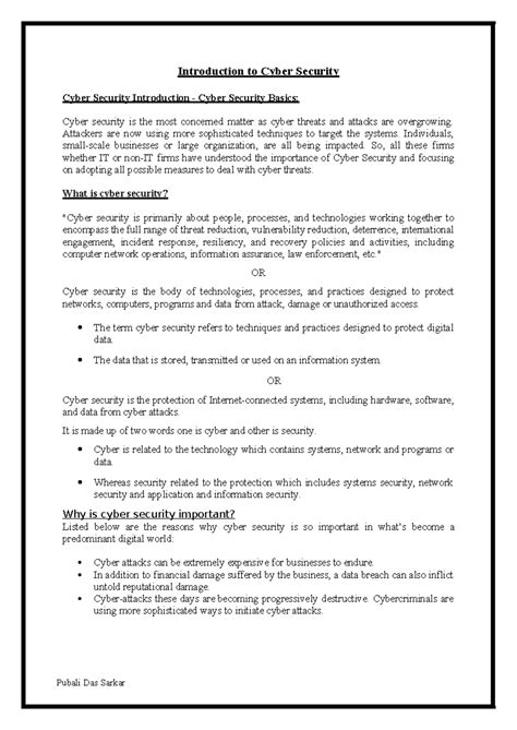 CS I - abc - Introduction to Cyber Security Cyber Security Introduction ...