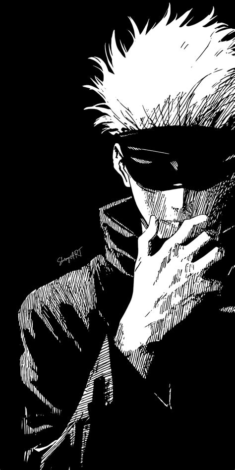 Gojo satoru wallpaper black – Artofit