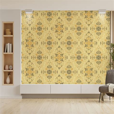 Veluce Seamless paisley pattern Wallpaper – Myindianthings