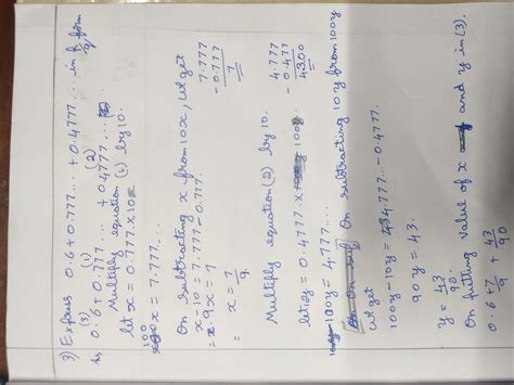 Express 0.6+0.777... + 0.4777... in the form of p/q - Brainly.in